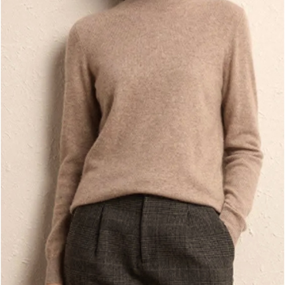 NWT Wool Blend Tan Sweater.